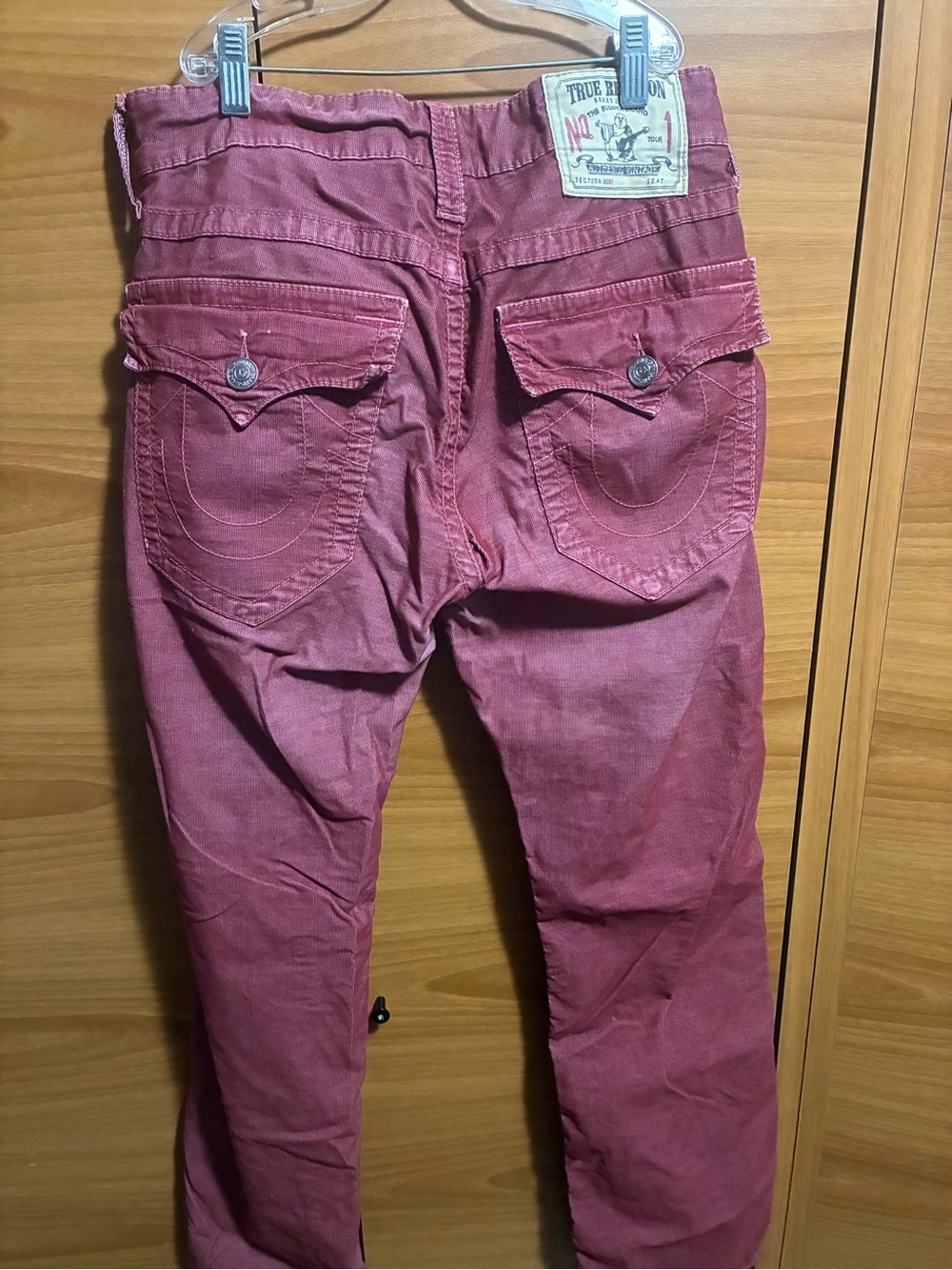 True Religion Women's Wine Skinny Jeans